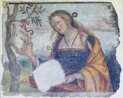 A zene allegóriája, 1520-24 körül (önálló freskó) alkotó: Niccolo the Younger Giolfino
