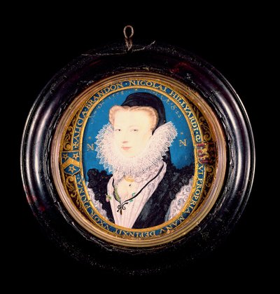 Alice Brandon, Mrs Hilliard, 1578 (wc pergamen) alkotó: Nicholas Hilliard