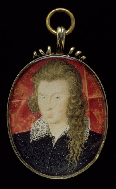 No. 3856 Henry Wriothesley, Southampton 3. grófja (1573-1624), 1594 körül (guache pergamen) alkotó: Nicholas Hilliard