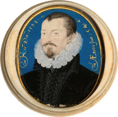 Sir Thomas Bodley portréja 1545-1613, 1598 alkotó: Nicholas Hilliard