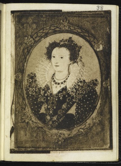 Erzsébet királynő (miniatűr) alkotó: Nicholas Hilliard