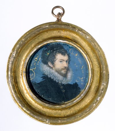Önarckép, 1577 (wc pergamen) alkotó: Nicholas Hilliard