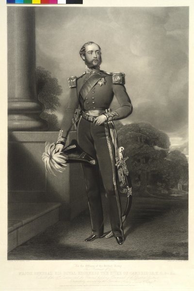 Georg cambridge-i herceg (metszet) alkotó: Nicholas Joseph Crowley