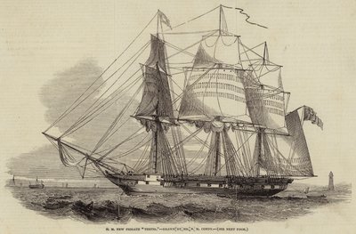 H M Új fregatt Thetis alkotó: Nicholas Matthews Condy