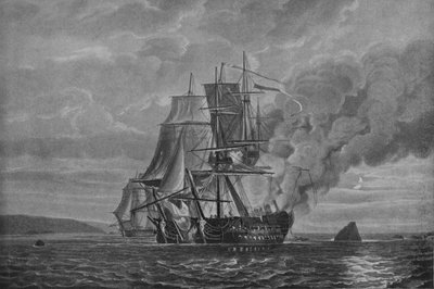 A Mars és az LHercule, c1799 alkotó: Nicholas Pocock