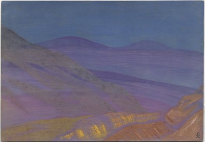 Albumlevél, 1930-as évek alkotó: Nicholas Roerich