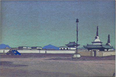 Batukhalka, Belső-Mongólia fővárosa, 1936 alkotó: Nicholas Roerich