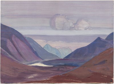 Chandra folyó, tanulmány, 1931 alkotó: Nicholas Roerich