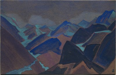 Lahul gleccserei, 1936 alkotó: Nicholas Roerich