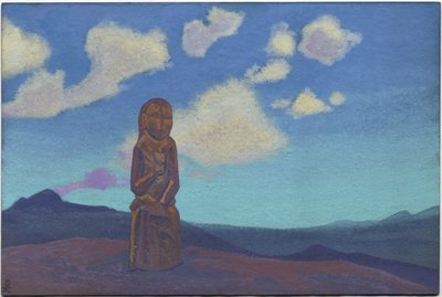 A kehely őre, Mongólia, 1937 alkotó: Nicholas Roerich