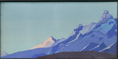 Himalája, este, 1933 alkotó: Nicholas Roerich