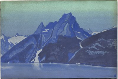 Nagas-tó, Kasmír, 1936 alkotó: Nicholas Roerich
