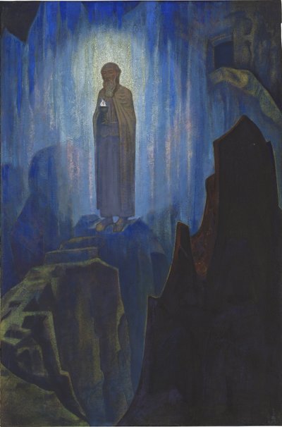 Lumiere celeste – Az ég fénye par Roerich, Nicholas (1874-1947). Tempera, vászon, méret: 124x80 alkotó: Nicholas Roerich