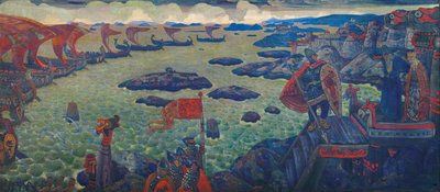 Készen áll a hadjáratra A Varángi-tenger, 1910 alkotó: Nikolai Konstantinowitsch Roerich