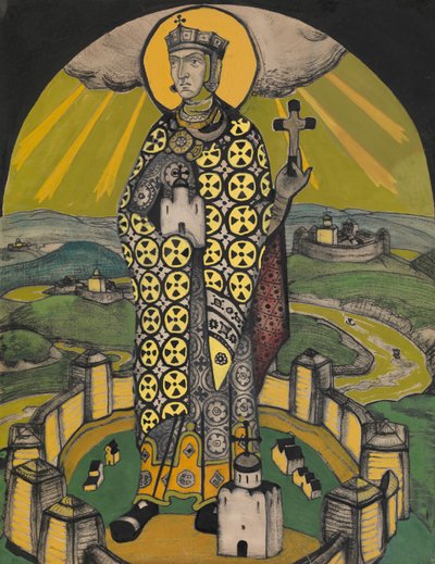 Szent Olga, Kijev hercegnője alkotó: Nikolai Konstantinowitsch Roerich