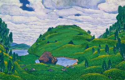 Vázlat a „Tavasz rítusához”, Igor Sztravinszkij alkotó: Nicholas Roerich