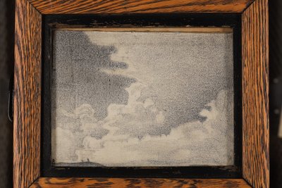 Táj és felhők vázlata, 1917-1919 körül alkotó: Nicholas Roerich
