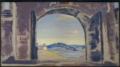 Tanulmány egy festményhez, 1922 körül alkotó: Nicholas Roerich