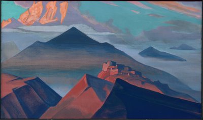 Sátorhegy, "Szent hegyek" sorozat, 1933 alkotó: Nicholas Roerich