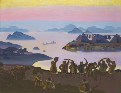 A Nap hívása, 1919. alkotó: Nicholas Roerich