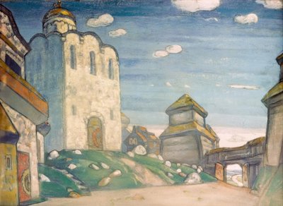 A katedrális Putivlban alkotó: Nicholas Roerich