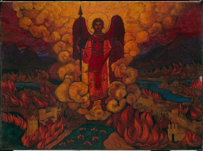 Az utolsó angyal, 1912 alkotó: Nicholas Roerich