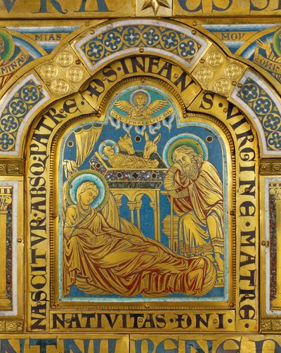 A Születés, a verduni oltárról ... alkotó: Nicholas of Verdun
