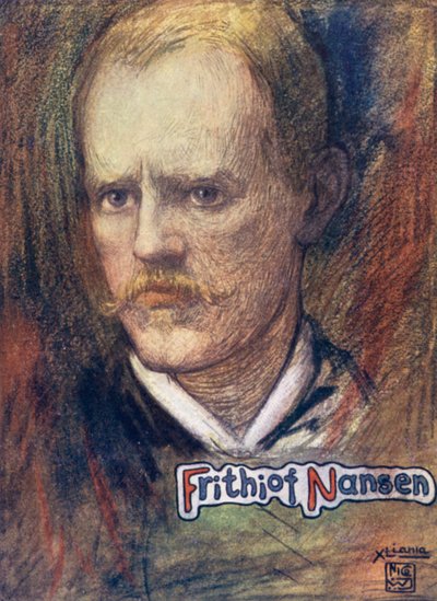 Norvégia: Fridtjof Nansen (színes litho) alkotó: Nico Jungman