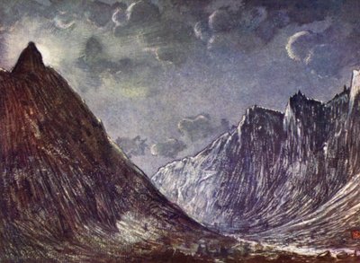 Norvégia: Romsdals Horn (színes litó) alkotó: Nico Jungman