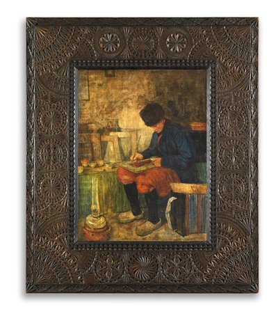 Önarckép (tempera a panelen) alkotó: Nico Jungman