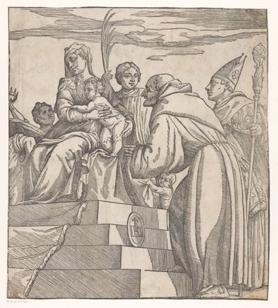 Doge Francesco Donato knielt voor Maria en Christus (rechterhelft)   1374761   hu       hungarian Successfully Translated  Original: Marientod mit Stifter Alexius Funck und seiner Familie Translat: Marientod mit Stifter Alexius Funck und seiner Familie 134 alkotó: Nicolò Boldrini (attributed to)