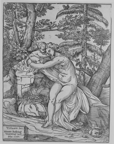 Vénusz és Ámor, 1566., 1566. alkotó: Nicolò Boldrini