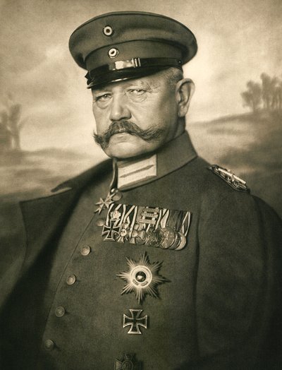 Paul von Hindenburg portréja alkotó: Nicola Perscheid