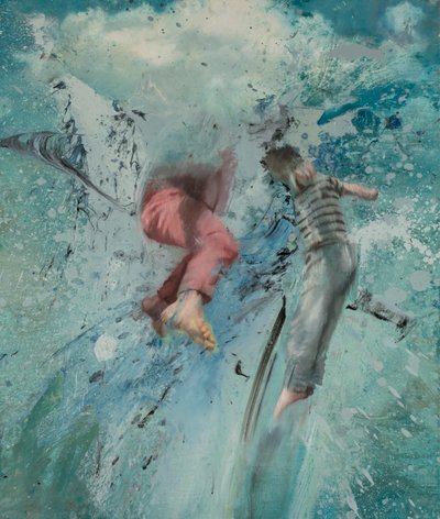 Cloud Leap, 2019 (olaj, vászon) alkotó: Nicola Pucci