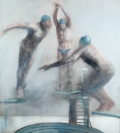 Búvárok, 2012 (olaj, vászon) alkotó: Nicola Pucci
