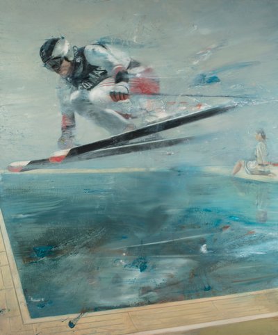 Off the track, 2017 (olaj, vászon) alkotó: Nicola Pucci