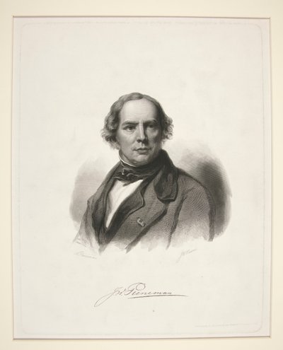 Portré J.W. Egy kisebbet alkotó: Nicolaas Pieneman