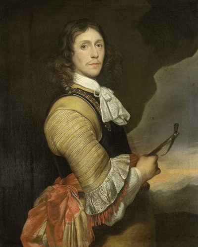 Egy kapitány portréja alkotó: Nicolaas Wieringa