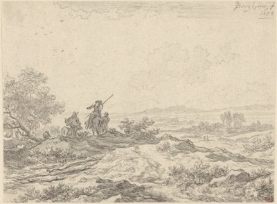 Dűnés táj pásztorokkal alkotó: Nicolaes Berchem