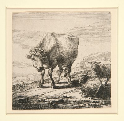 A tehenek készlete, a tejeslányral alkotó: Nicolaes Berchem