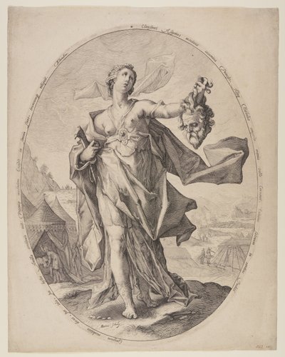 Judit Holofernész fejével alkotó: Nicolaes Braeu