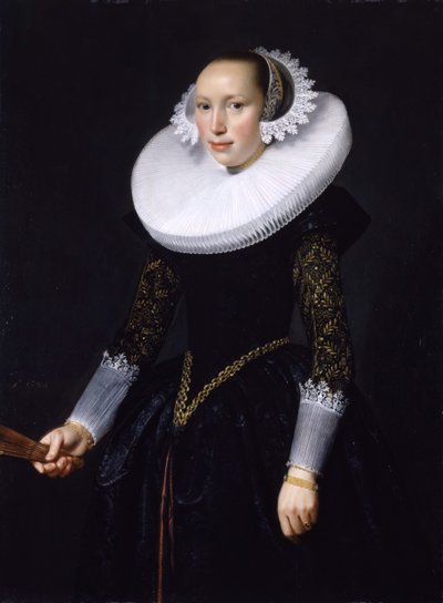 Női portré, 1630. alkotó: Nicolaes Eliasz Pickenoy