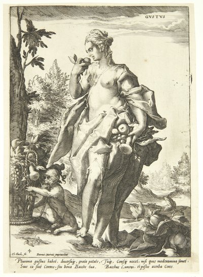 Az ízérzékelés alkotó: Nicolaes Jansz. Clock
