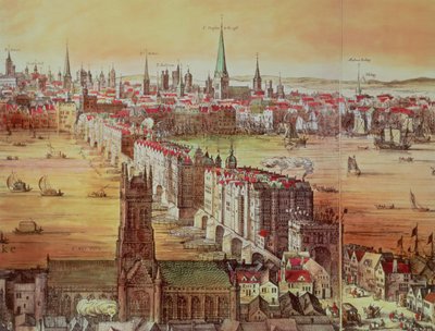 Old London Bridge, részlet a „Vischer