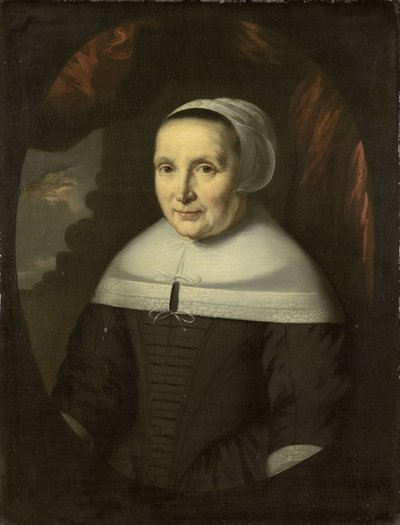 Aeltje Denijs (született 1598/99) portréja alkotó: Nicolaes Maes (copy after)