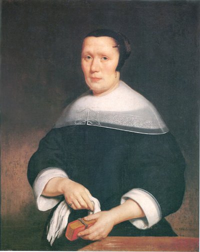 Egy nő portréja - alkotó: Nicolaes Maes