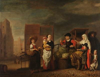 Zöldségpiac alkotó: Nicolaes Maes