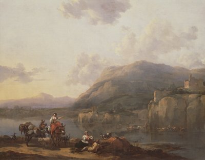 Öszvérvezető egy Fordnál alkotó: Nicolaes Pietersz. Berchem