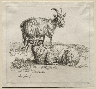 Ram és Kecske. alkotó: Nicolaes Pietersz. Berchem