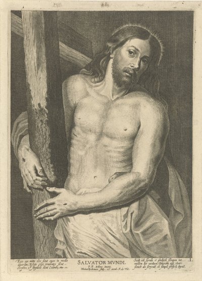 Krisztus a kereszttel Krisztus és tizenhárom apostol (sorozat címe) alkotó: Nicolaes Ryckmans
